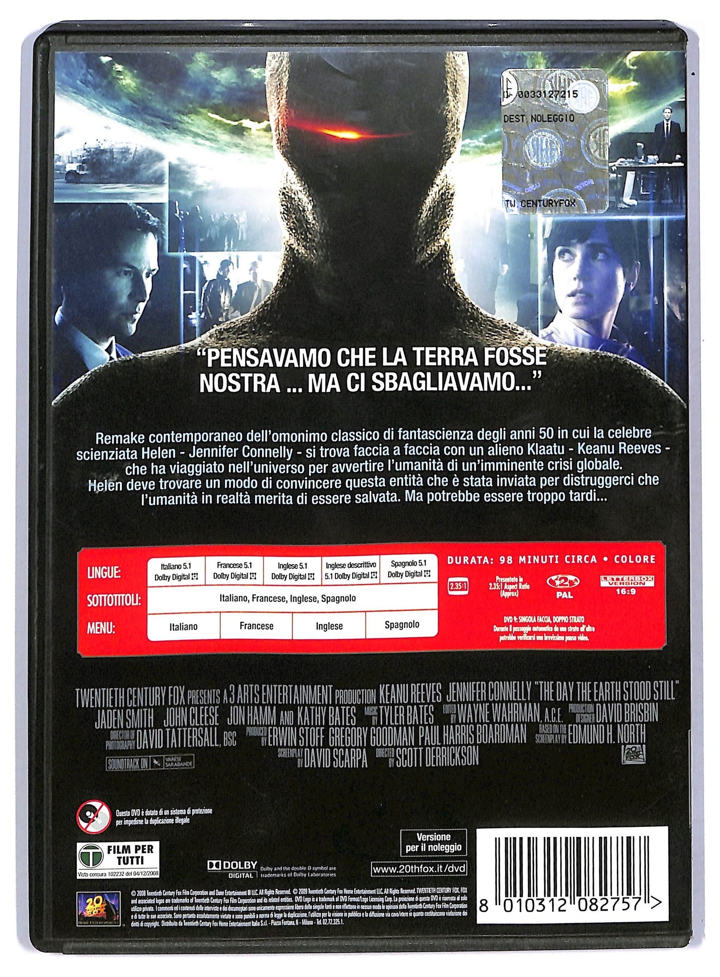 EBOND Ultimatum alla Terra NOLEGGIO DVD D784711
