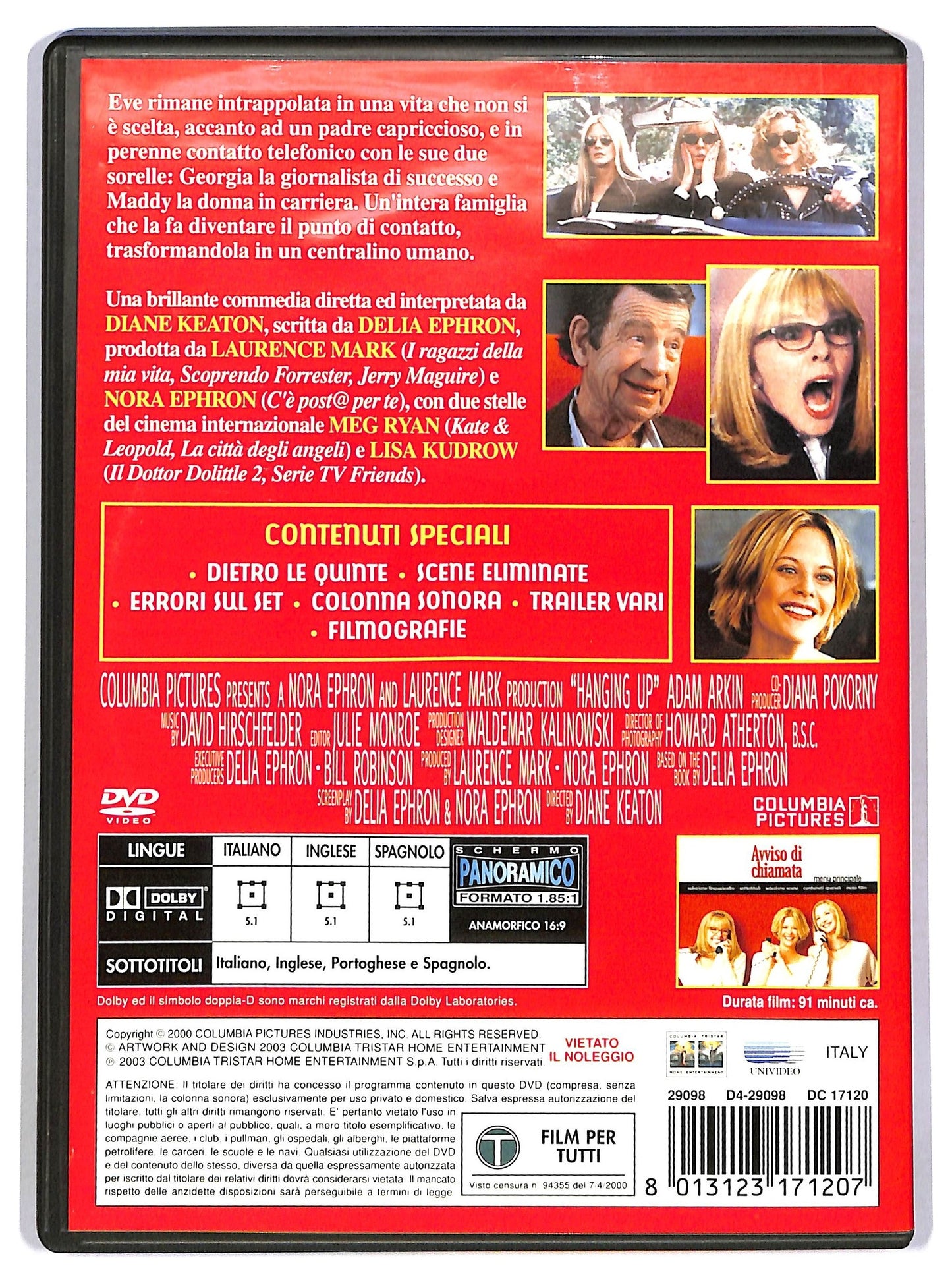 EBOND Avviso di chiamata DVD D784716