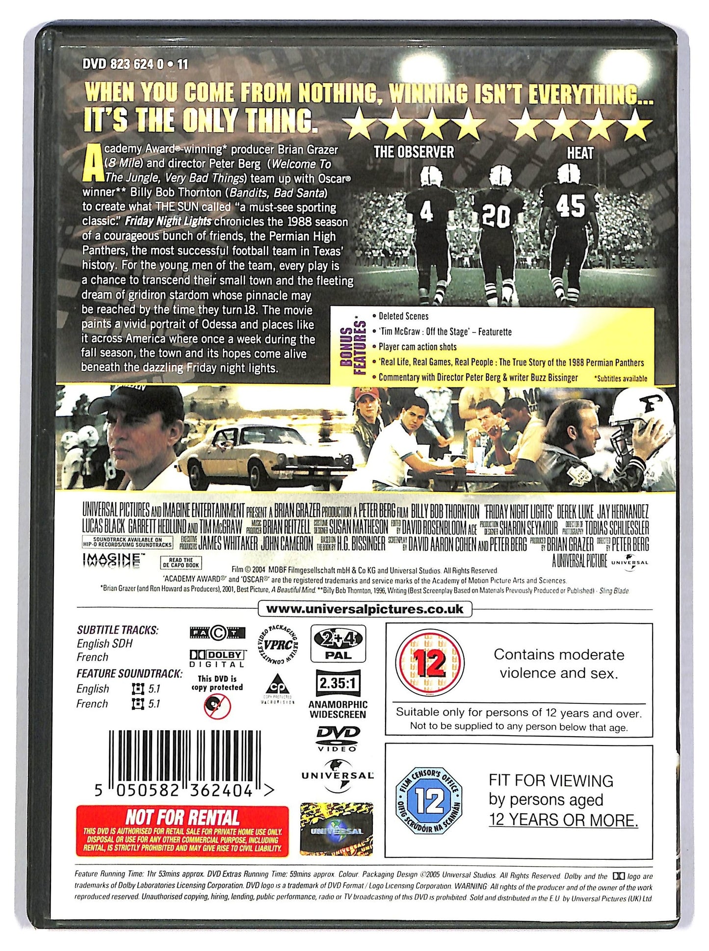 EBOND Friday Night Lights edizione UK DVD EDITORIALE D784726