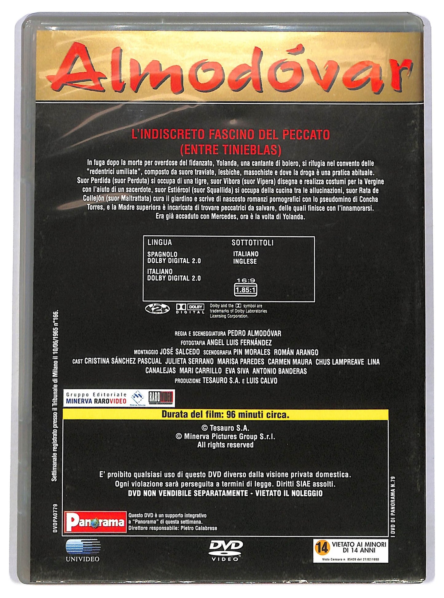 EBOND l'indiscrerto fascino del peccato EDITORIALE DVD D784730
