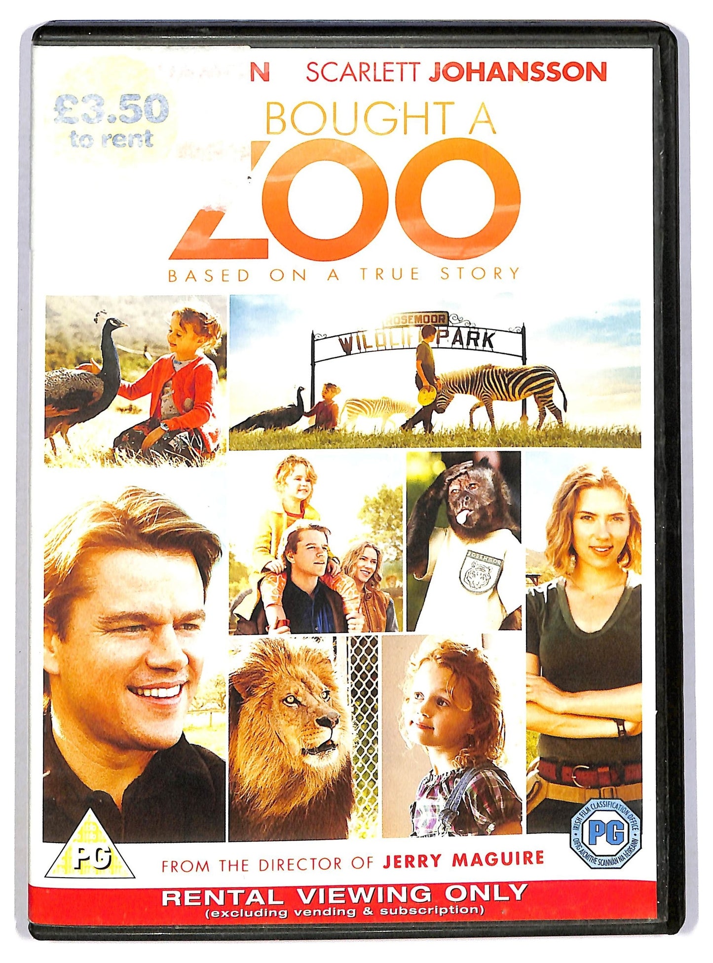 EBOND We Bought a Zoo versione UK DVD NOLEGGIO D784737