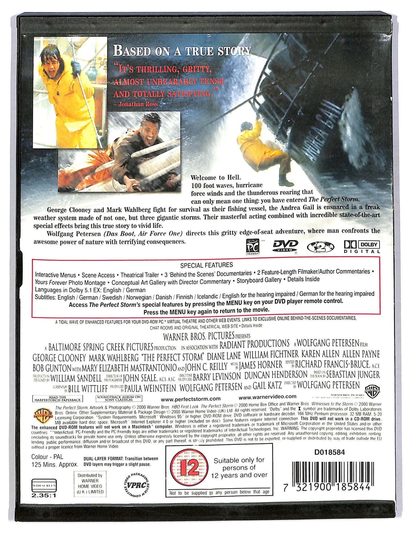 EBOND Perfect Storm edizione UK - no ita DVD D784744