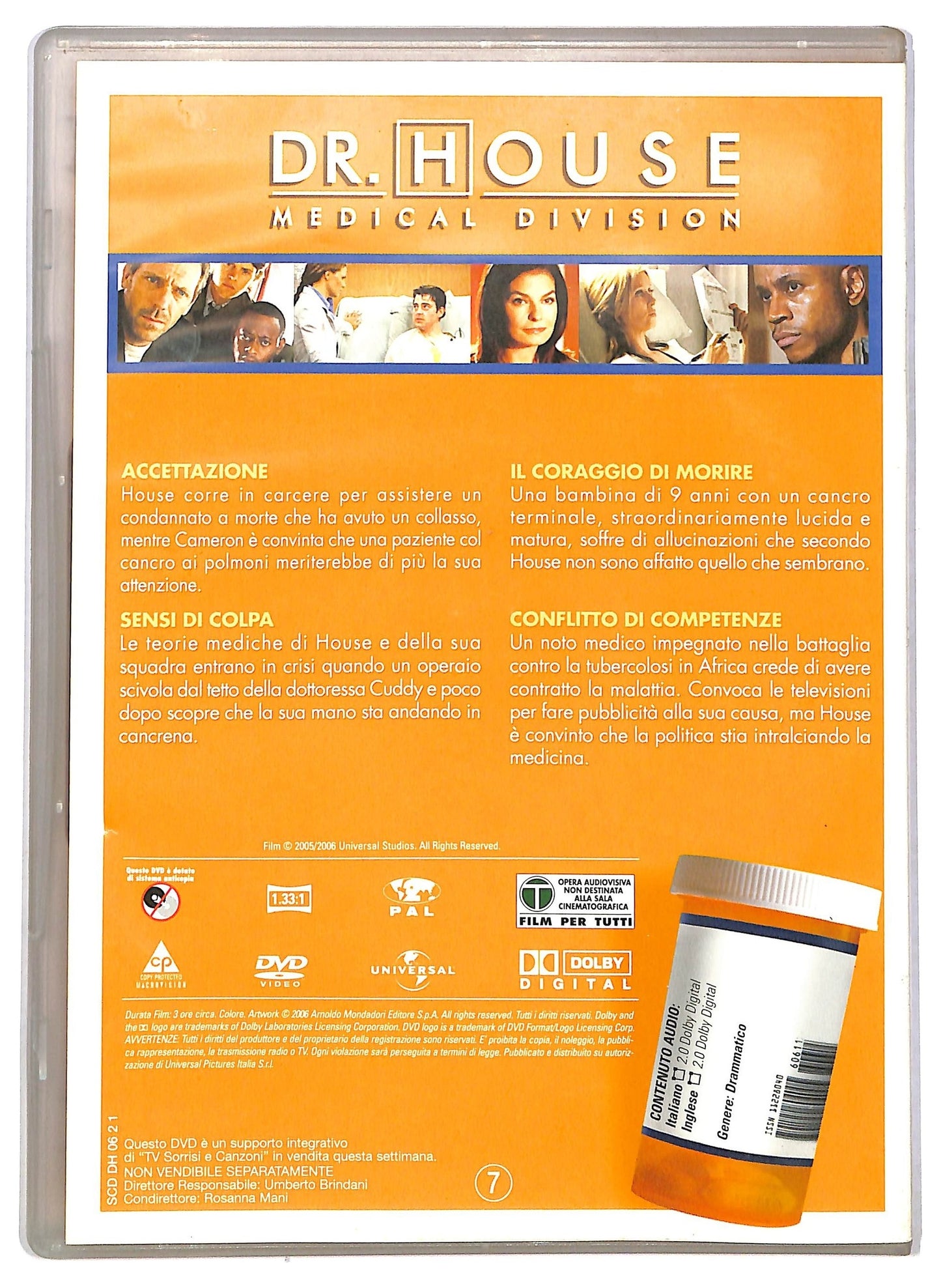 EBOND Dr. House. Medical Division. Stagione 2 Disco 1 DVD Editoriale D784847