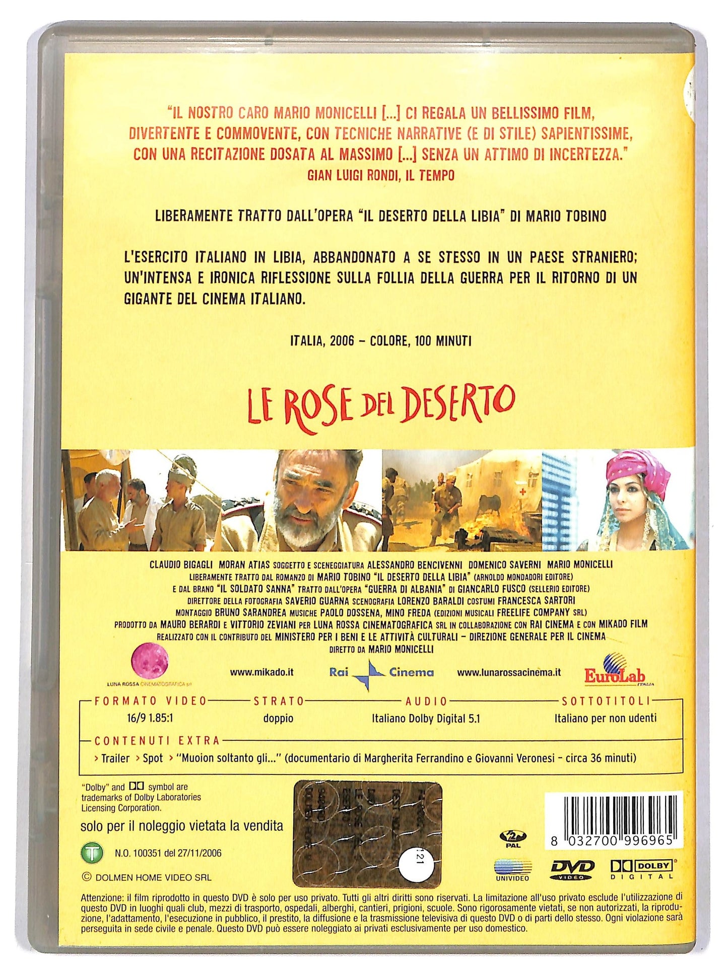 EBOND Le rose del deserto DVD D784852
