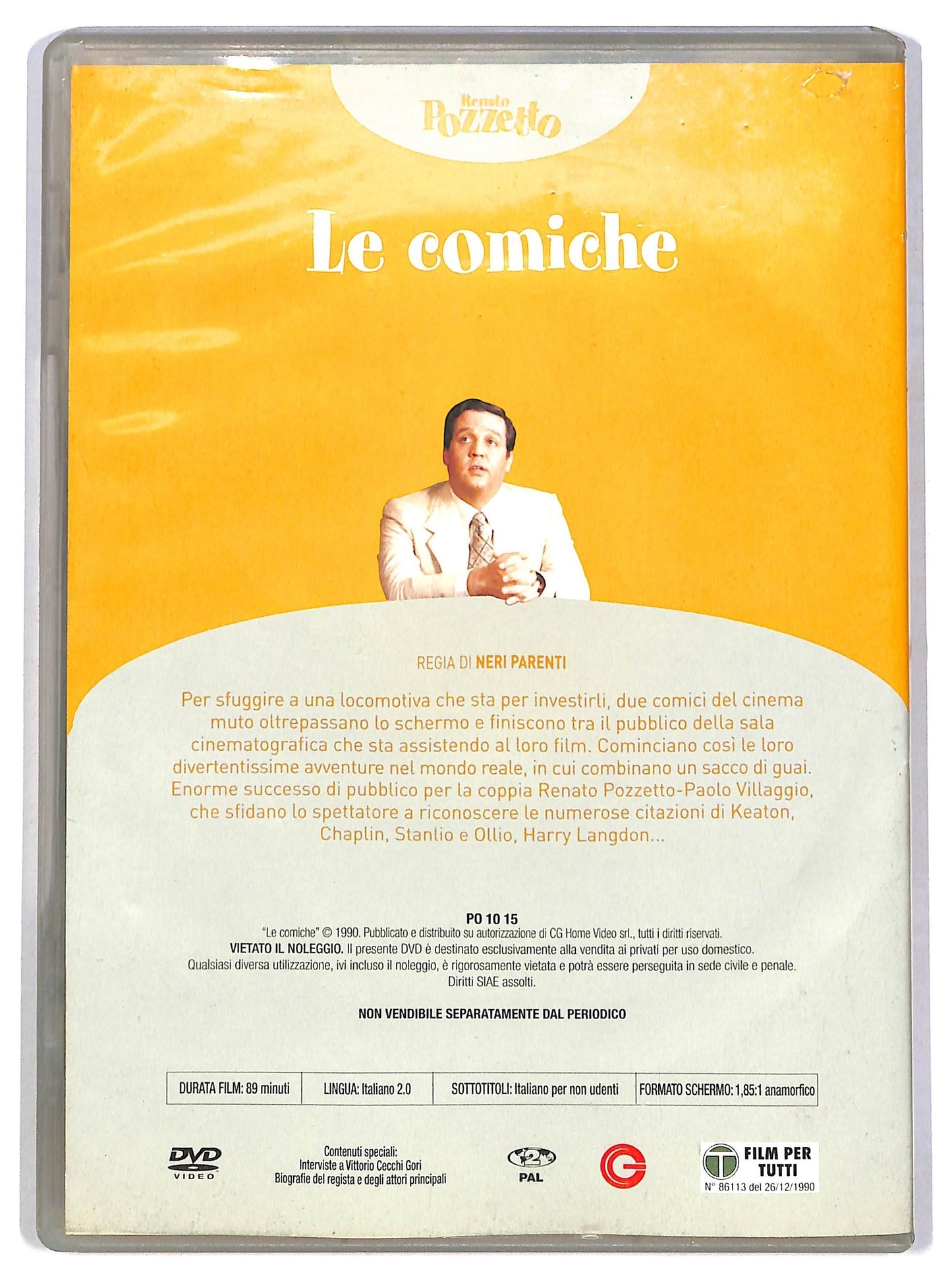 EBOND Le comiche - Renato Pozzetto DVD EDITORIALE D784941
