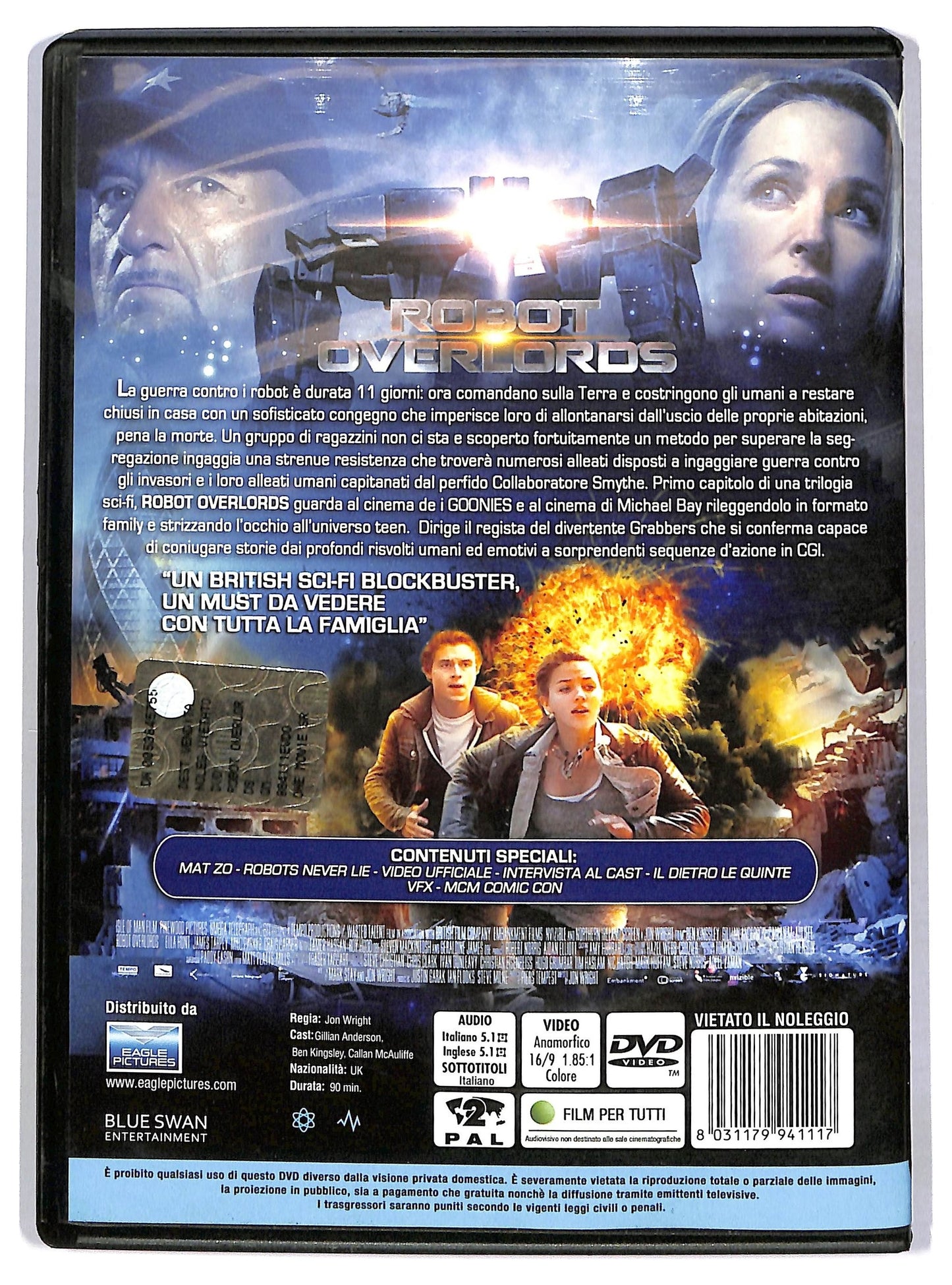 EBOND Robot Overlords DVD D784944