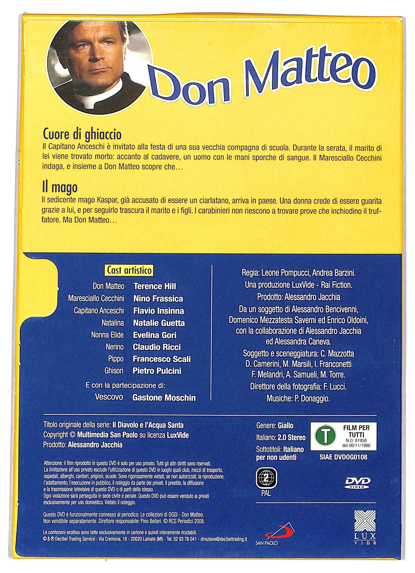 EBOND Don matteo stagione 2 volume 10 - episodi 2 EDITORIALE DVD D785015