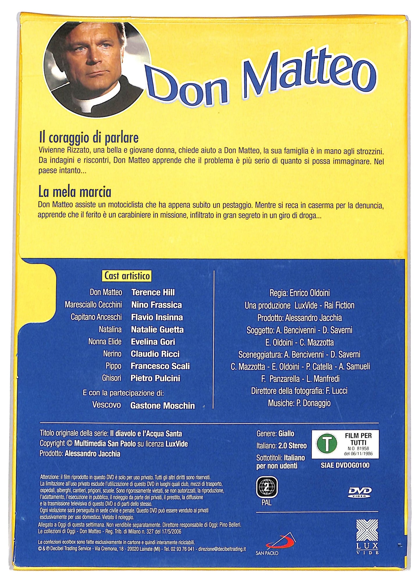 EBOND Don matteo prima stagione vol 2 EDITORIALE DVD D785016