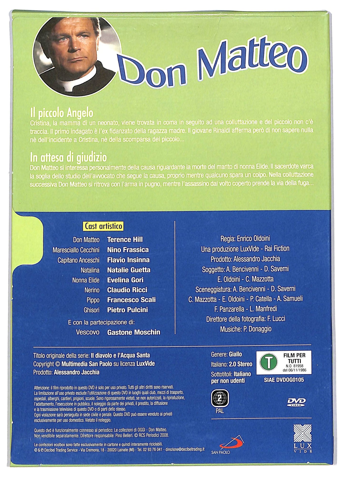 EBOND Don matteo prima stagione volume 7 - episodi 2 EDITORIALE DVD D785017