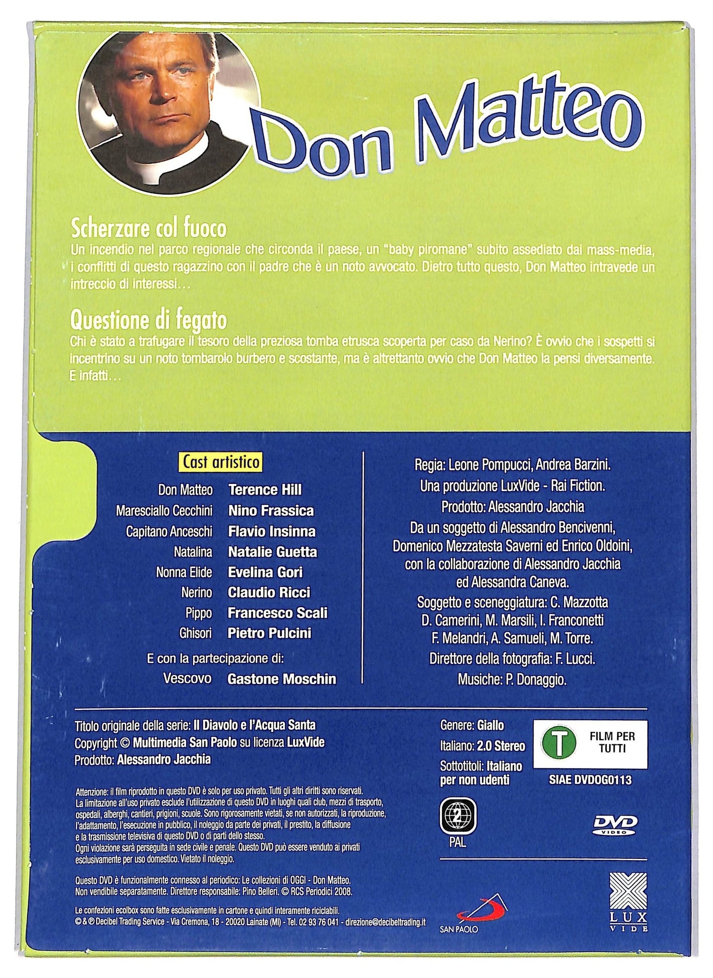 EBOND Don matteo stagione 2 volume 15 - 2 episodi EDITORIALE DVD D785019