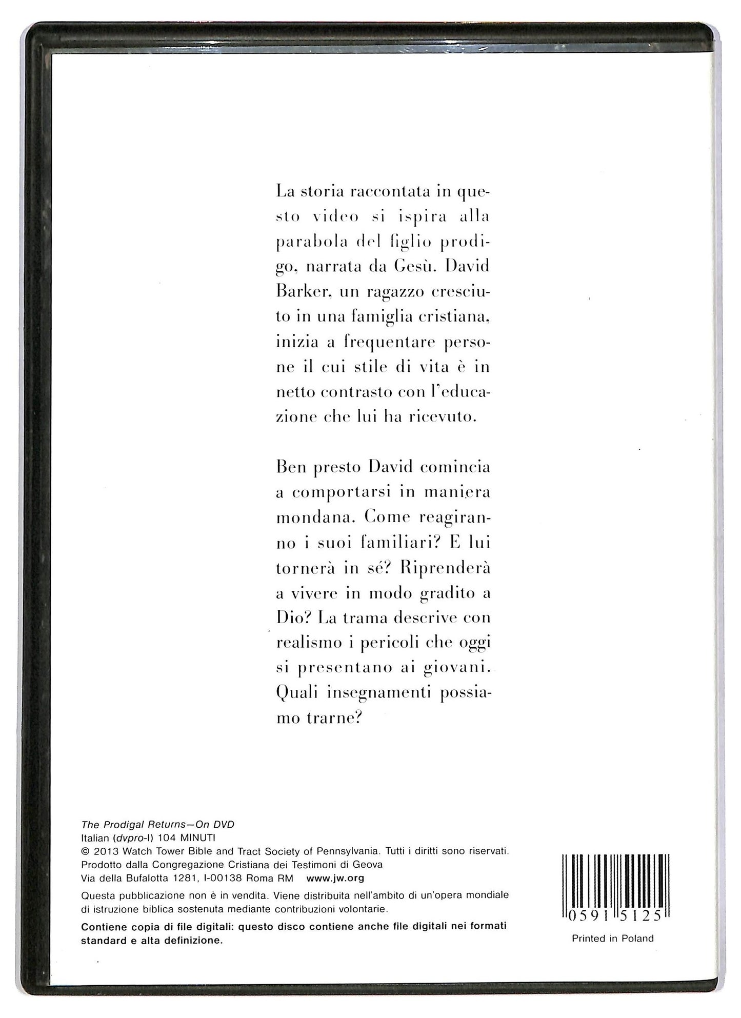 EBOND Il ritorno del figlio prodigo DVD D785020
