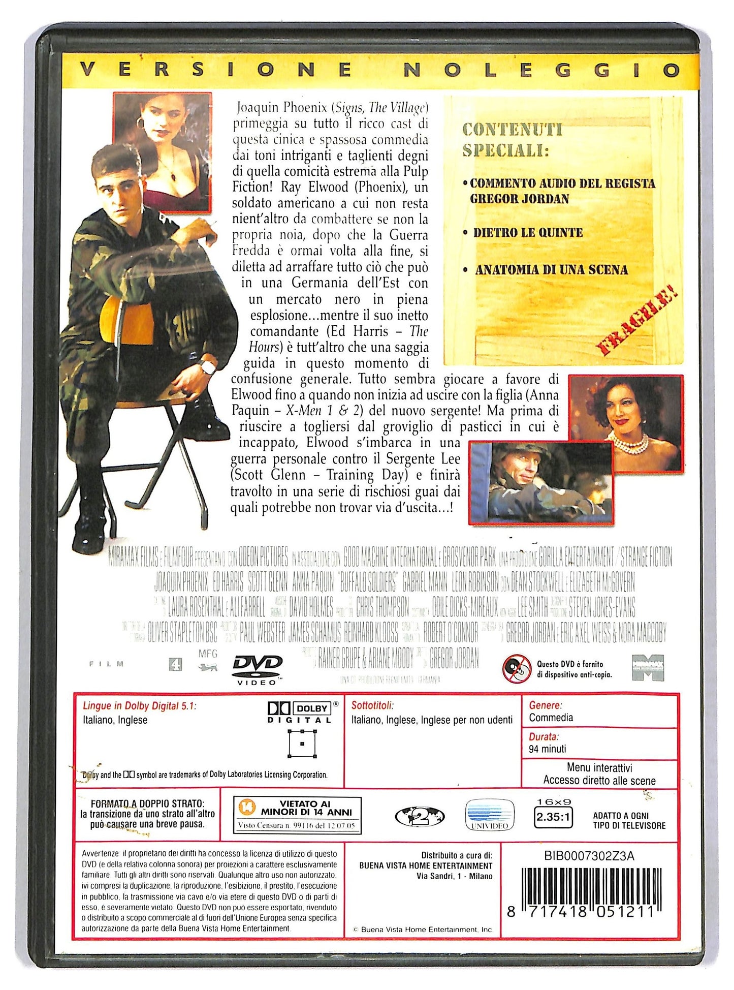 EBOND Buffalo Soldiers DVD D785050