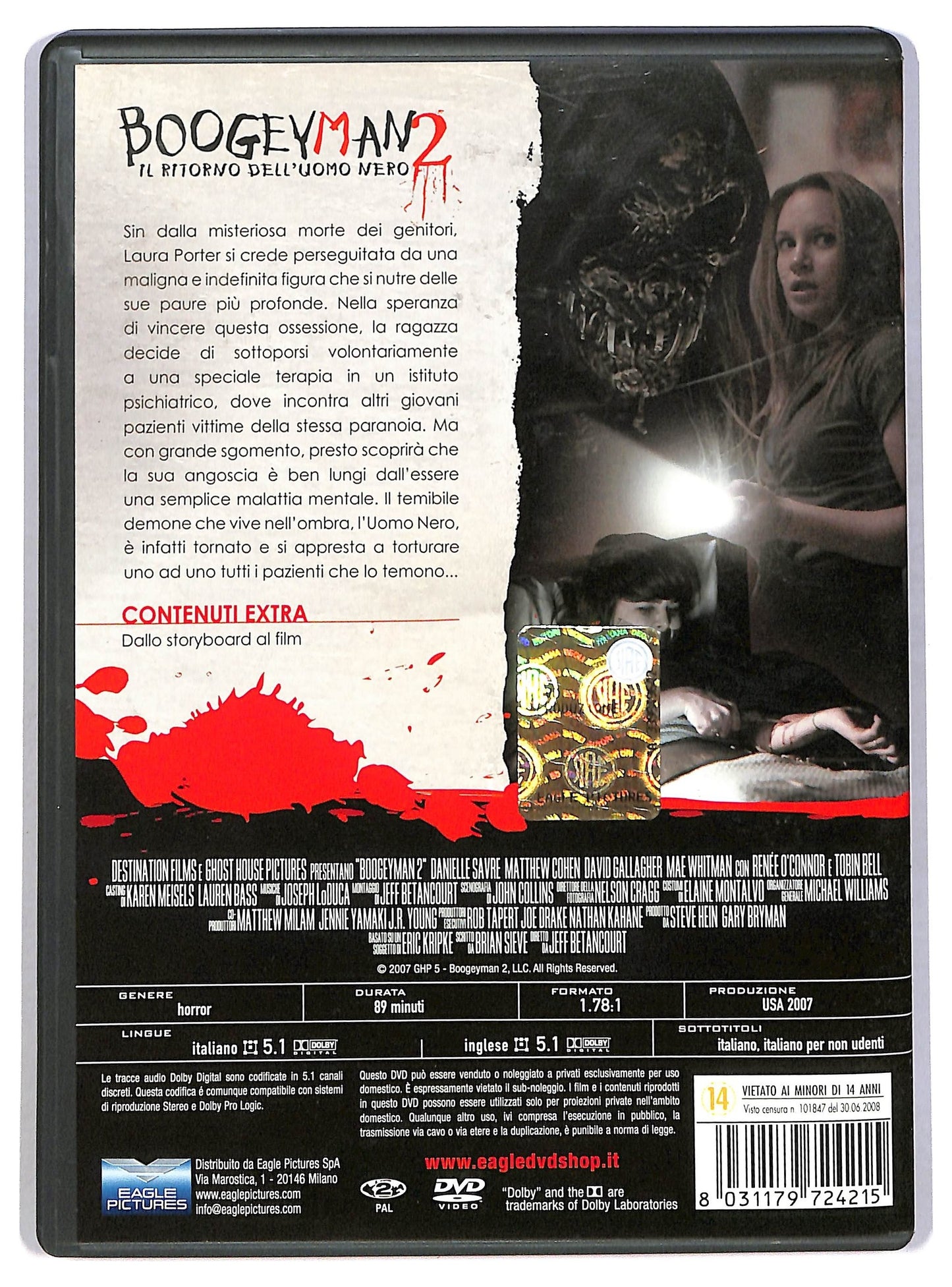 EBOND Boogeyman 2 DVD NOLEGGIO D785124