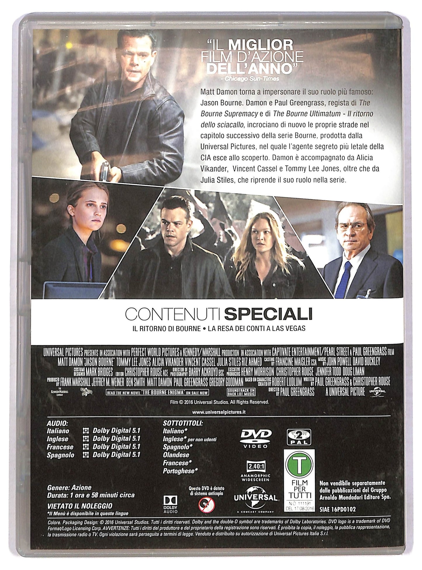 EBOND Jason Bourne DVD Editoriale D785132