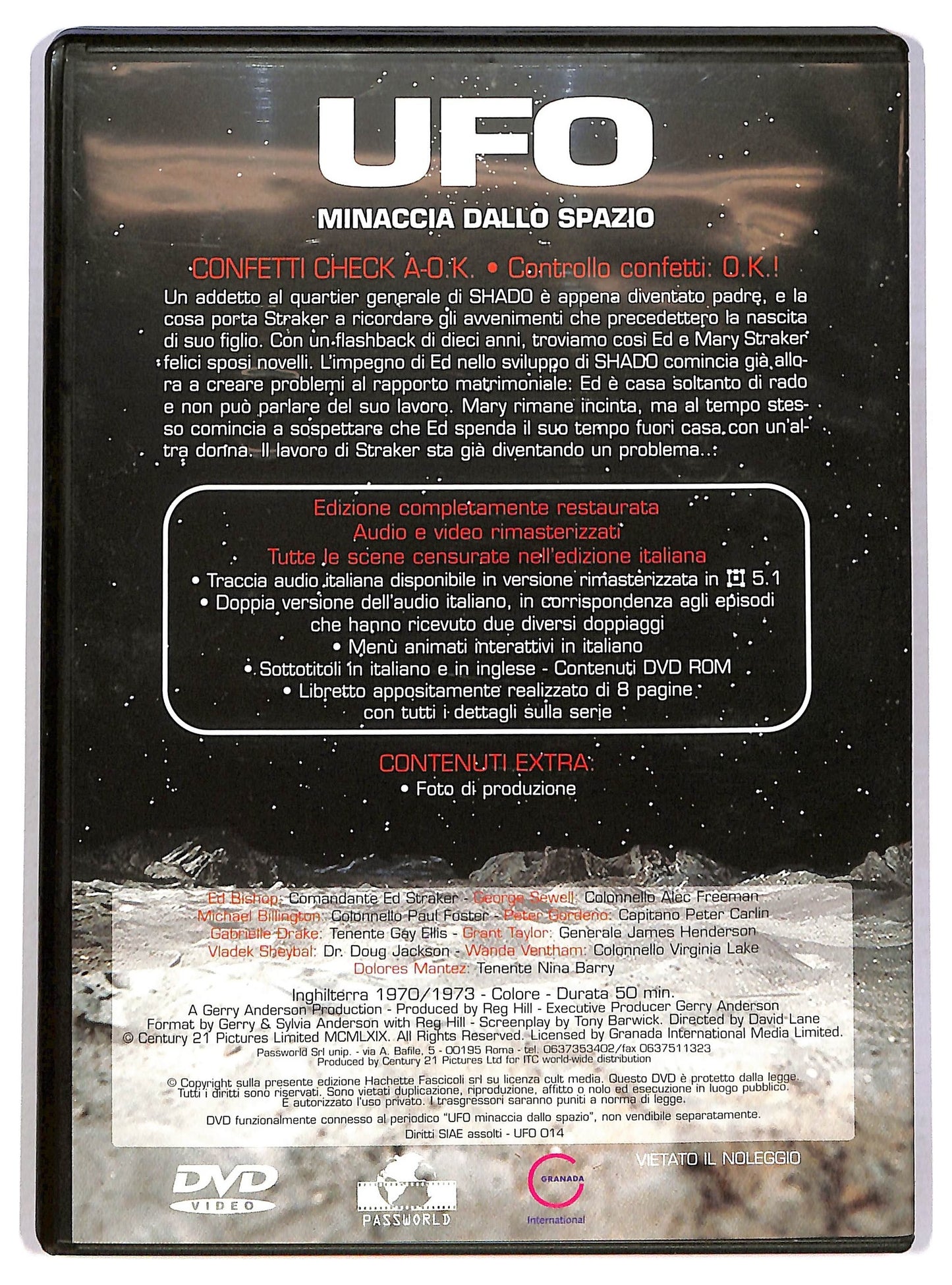 EBOND UFO 14 - Confetti Check A-O.K. - Controllo confetti: O.K.! EDI DVD D785136