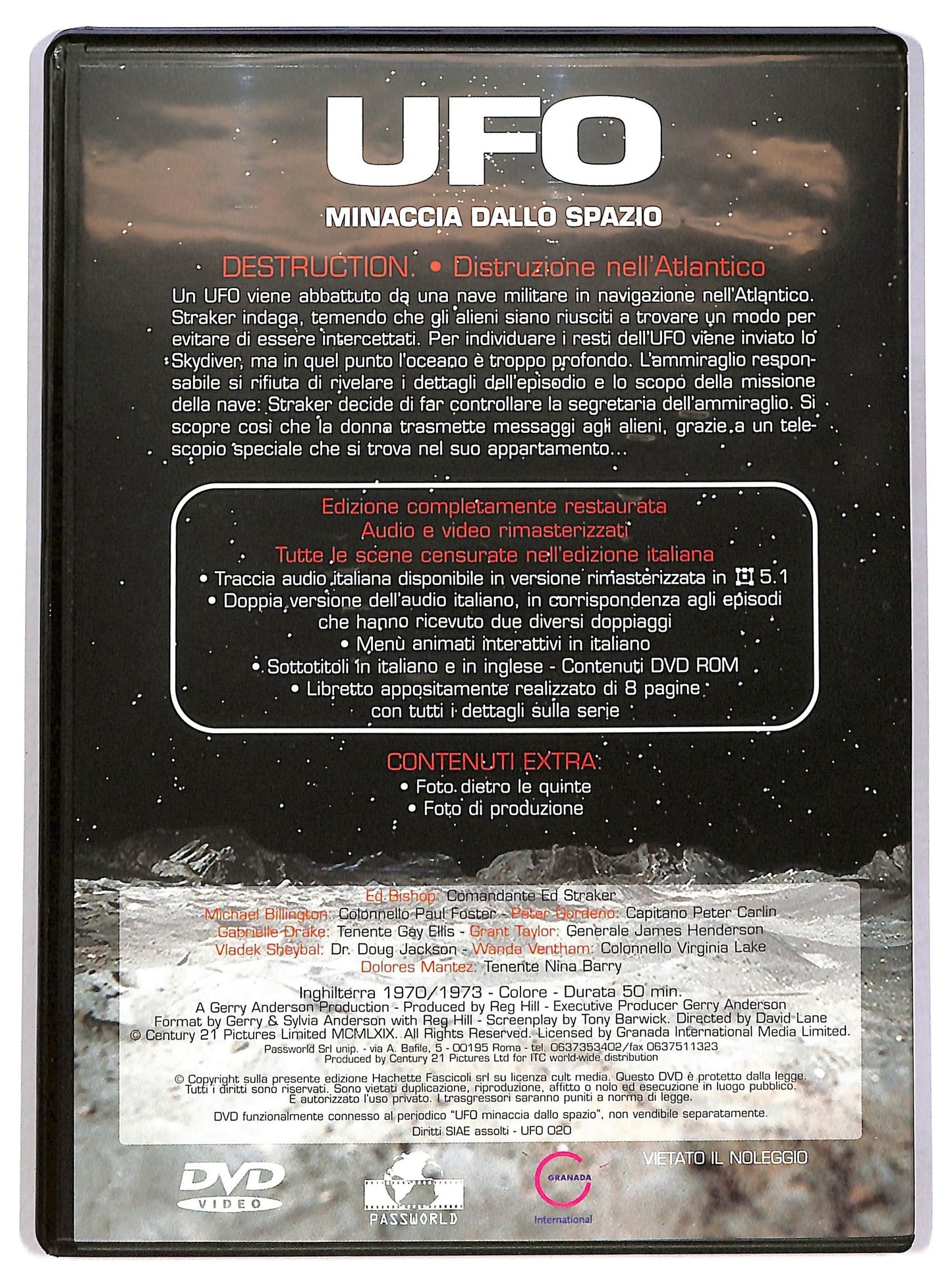 EBOND Ufo minaccia dallo spazio vol.20 EDITORIALE DVD D785138