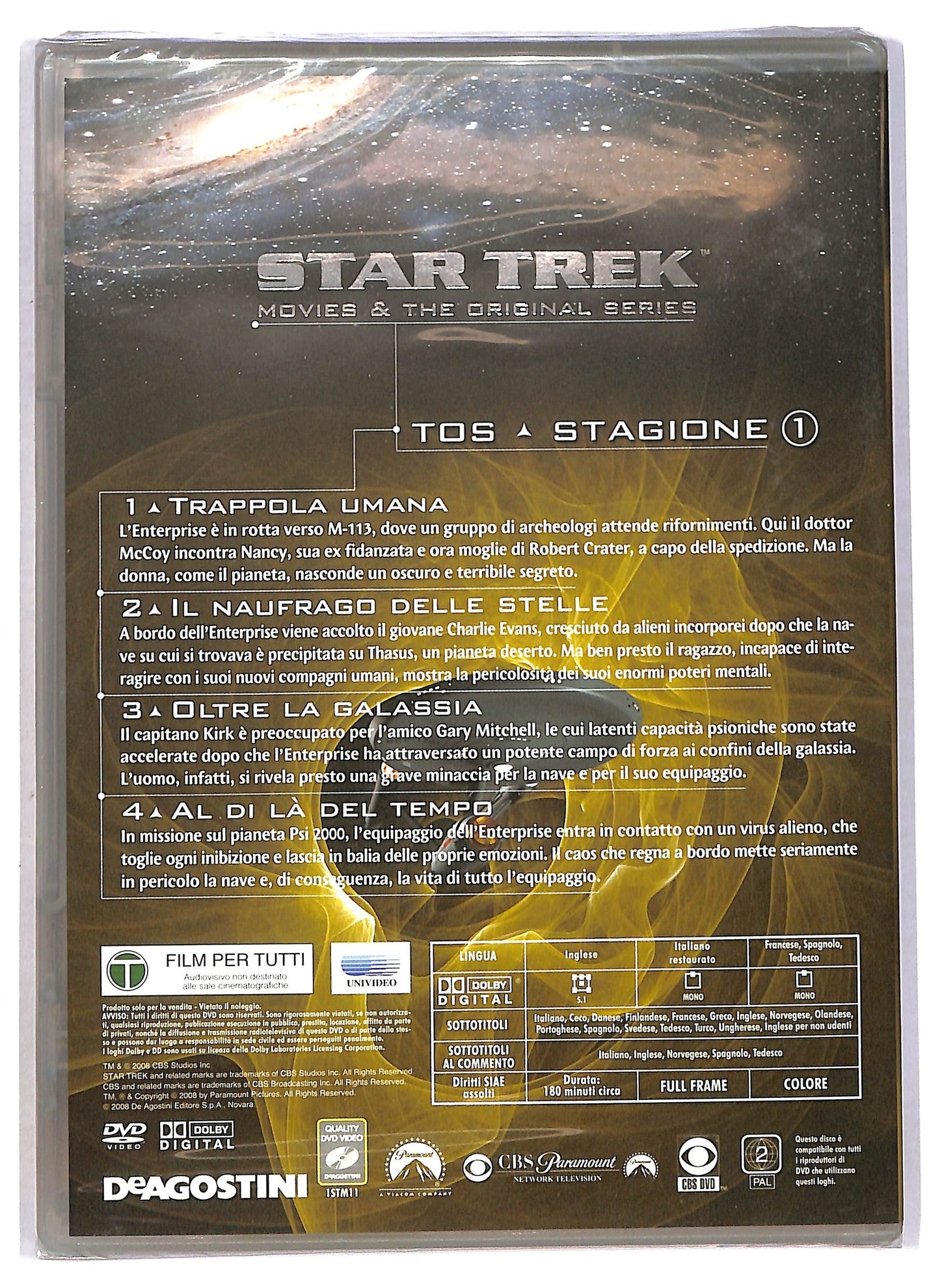 EBOND Star Trek Vol.11 TOS St.1 Ep. 1 - 4 EDITORIALE DVD D785201