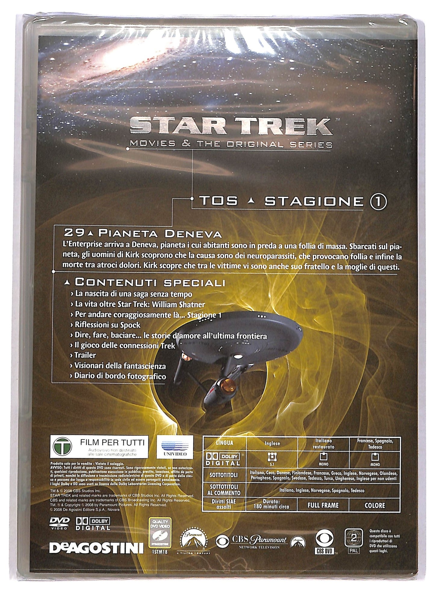 EBOND Star Trek vol.18 TOS St.1 Ep.29 EDITORIALE DVD D785213