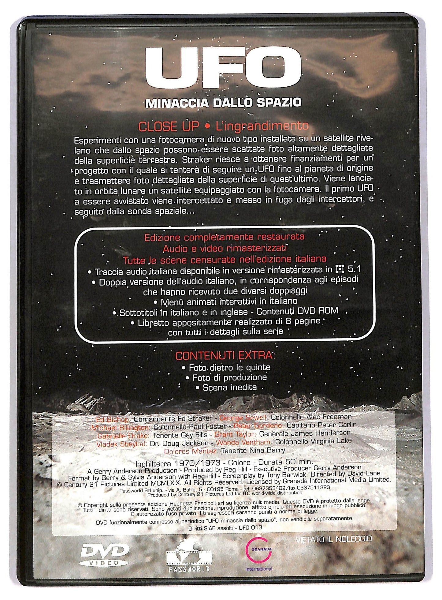 EBOND UFO 13 - Close Up - L'ingrandimento (Hachette) EDITORIALE DVD D785226