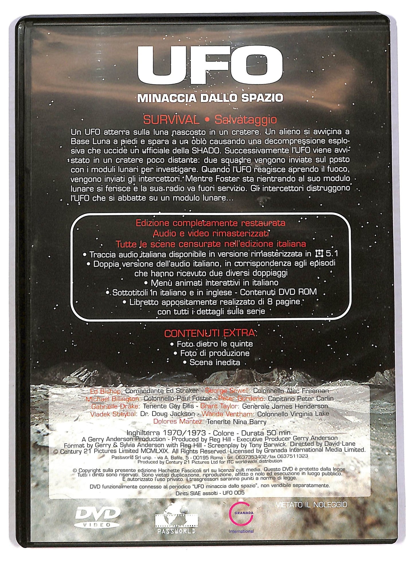 EBOND UFO Minaccia dallo spazio vol.5 EDITORIALE DVD D785230