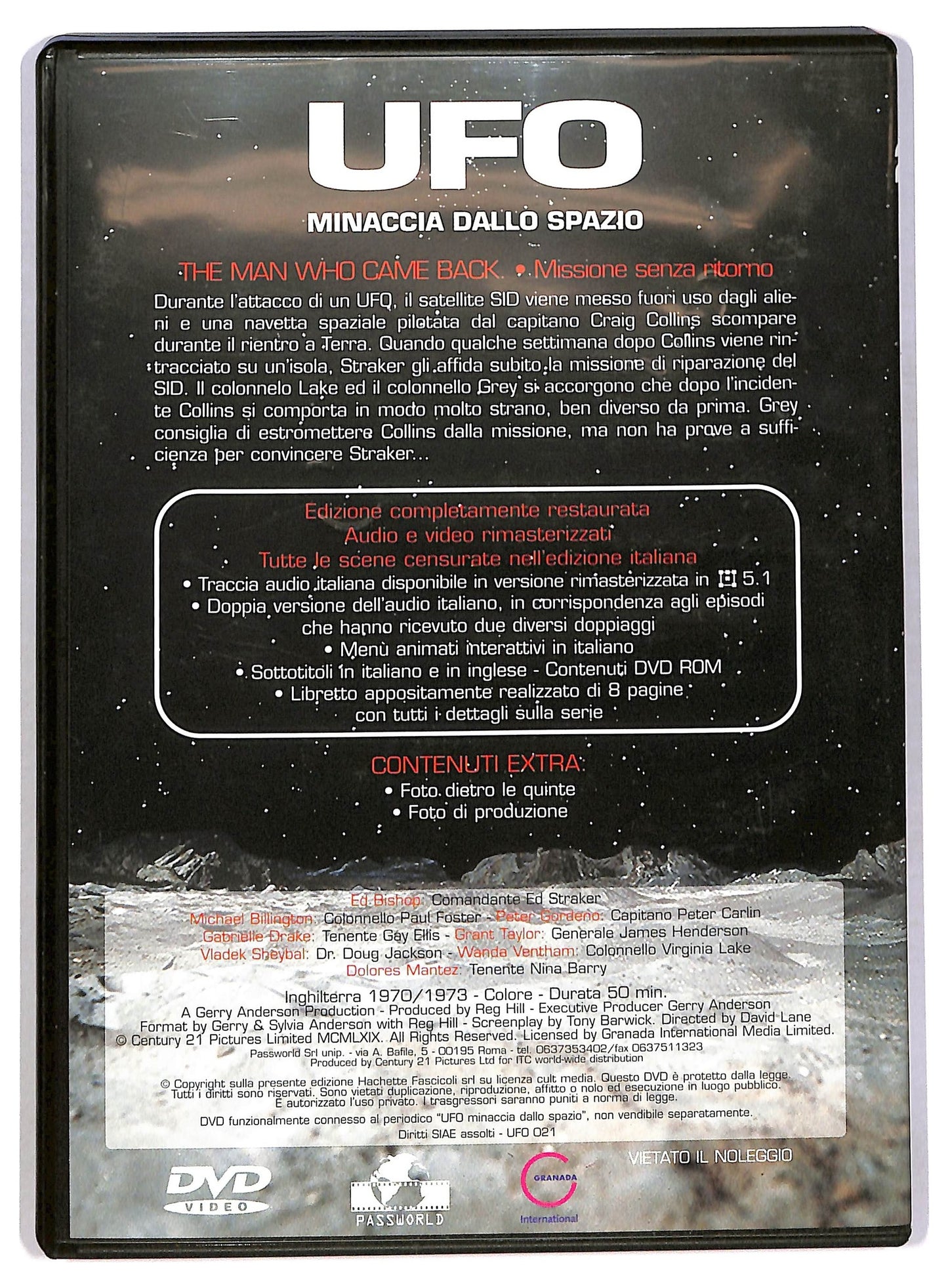 EBOND ufo minaccia dallo spazio - volume 21 EDITORIALE DVD D785240