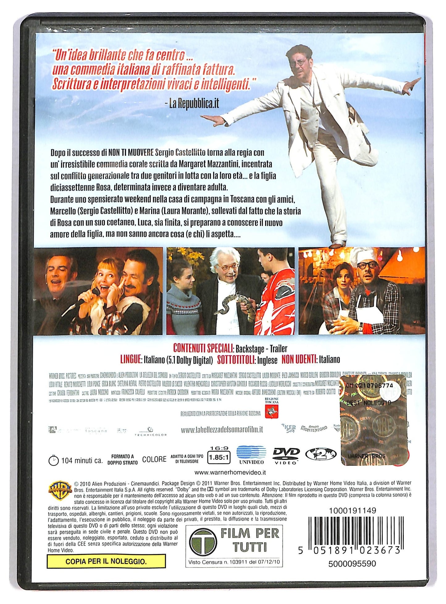 EBOND La bellezza del somaro NOLEGGIO DVD D785310