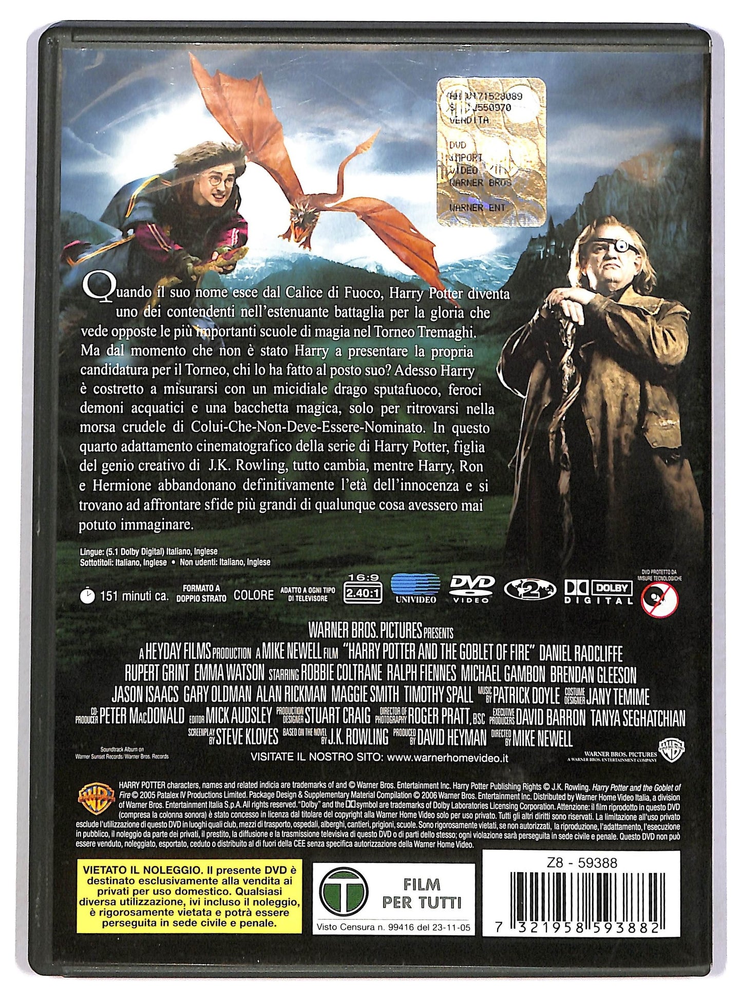 EBOND Harry Potter e il calice di fuoco DVD D785341