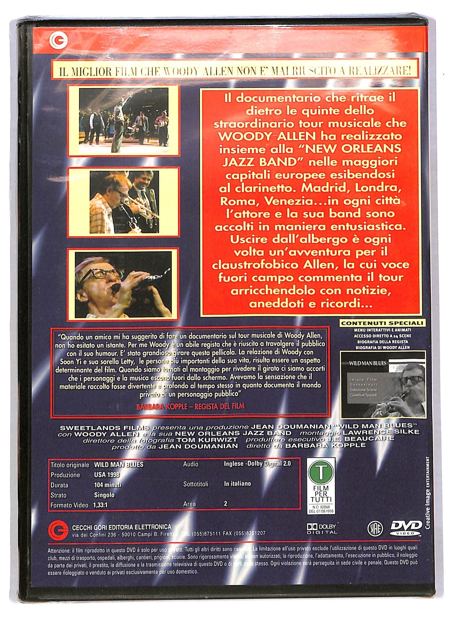EBOND Wild Man Blues EDITORIALE DVD D785359