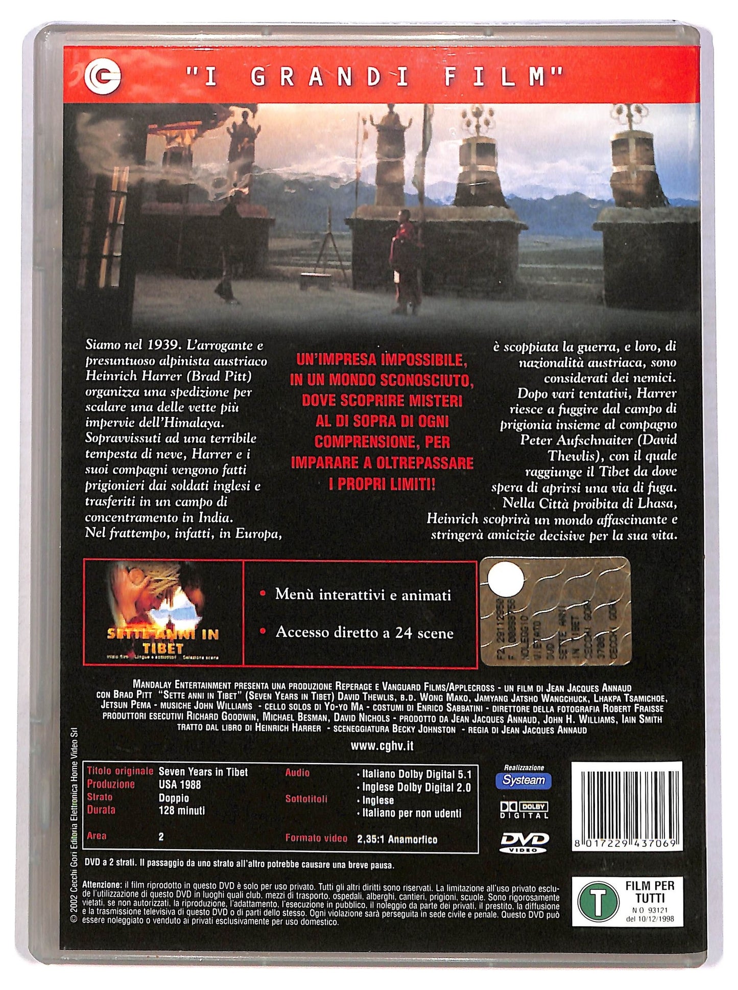 EBOND sette anni in tibet DVD D785360