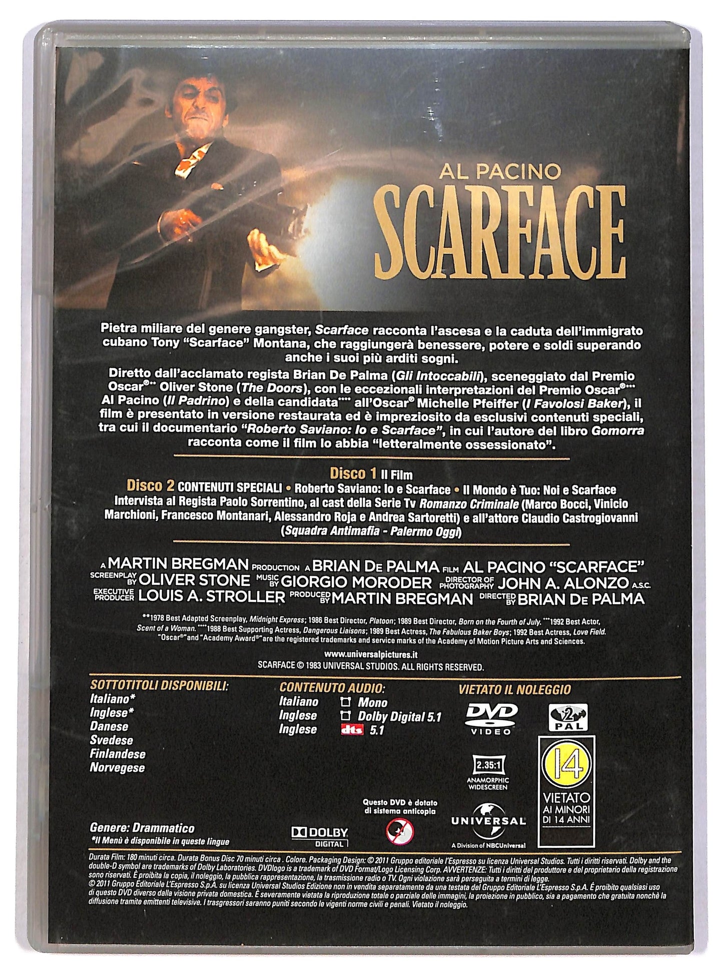 EBOND Scarface EDITORIALE EDIZIONE SPECIALE DVD D785362