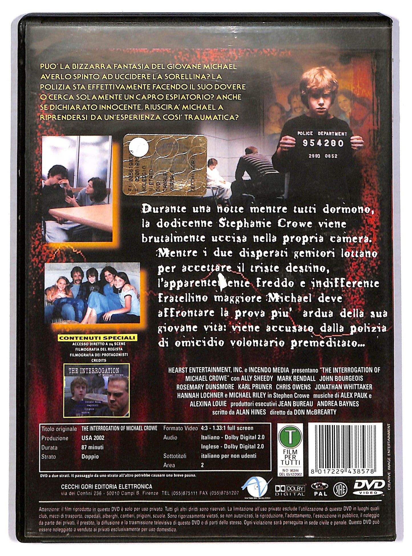 EBOND The Interrogation of Michael Crowe DVD D785425