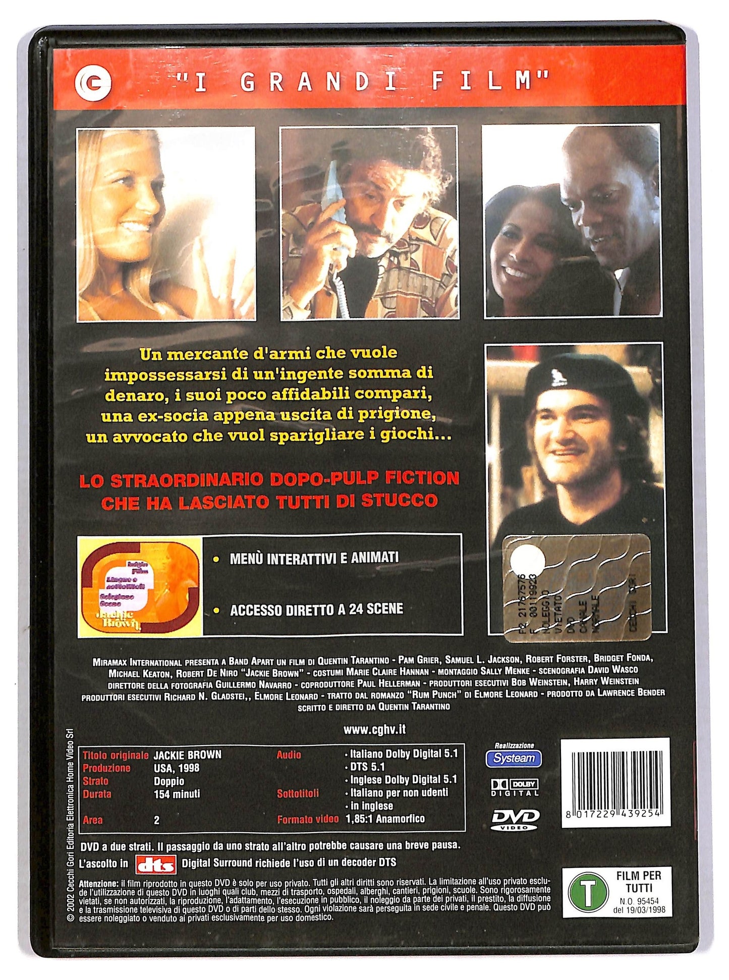 EBOND Jackie Brown DVD D785434