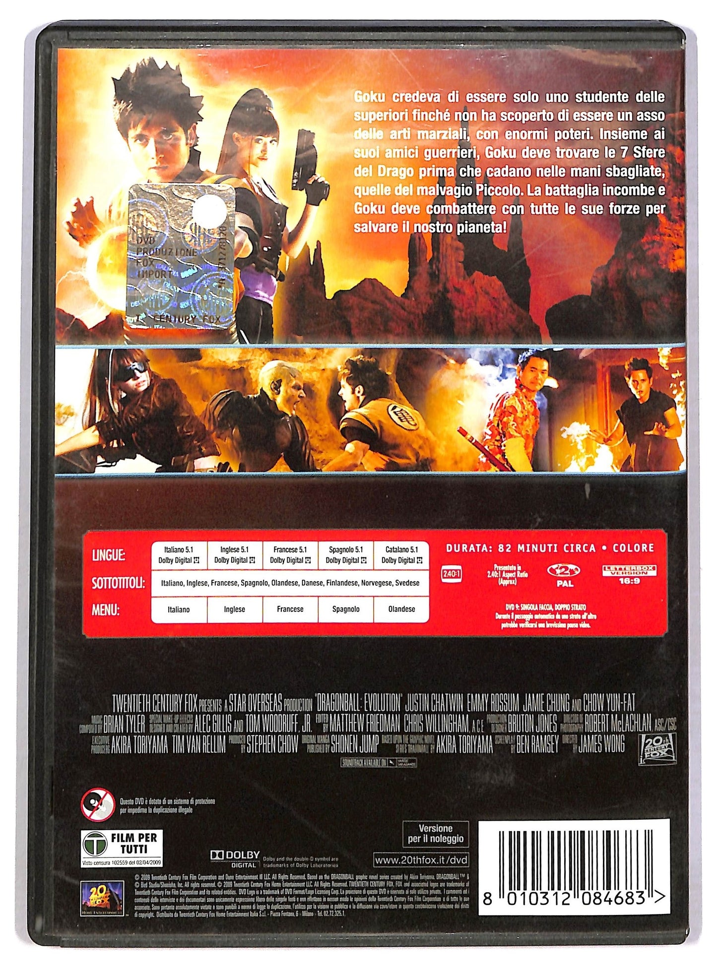 EBOND Dragonball Evolution NOLEGGIO DVD D785453