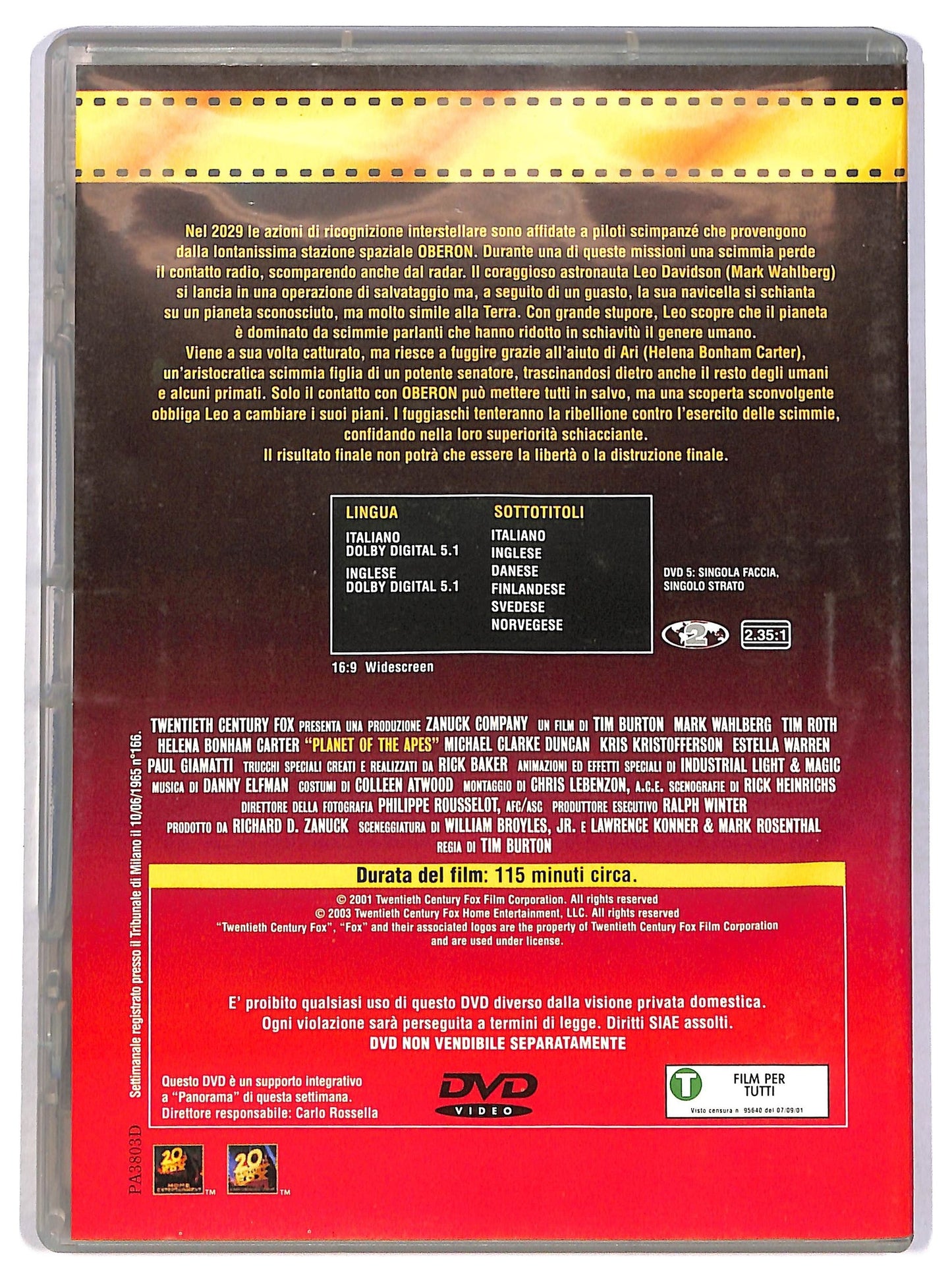 EBOND Planet Of The Apes DVD Editoriale D785502