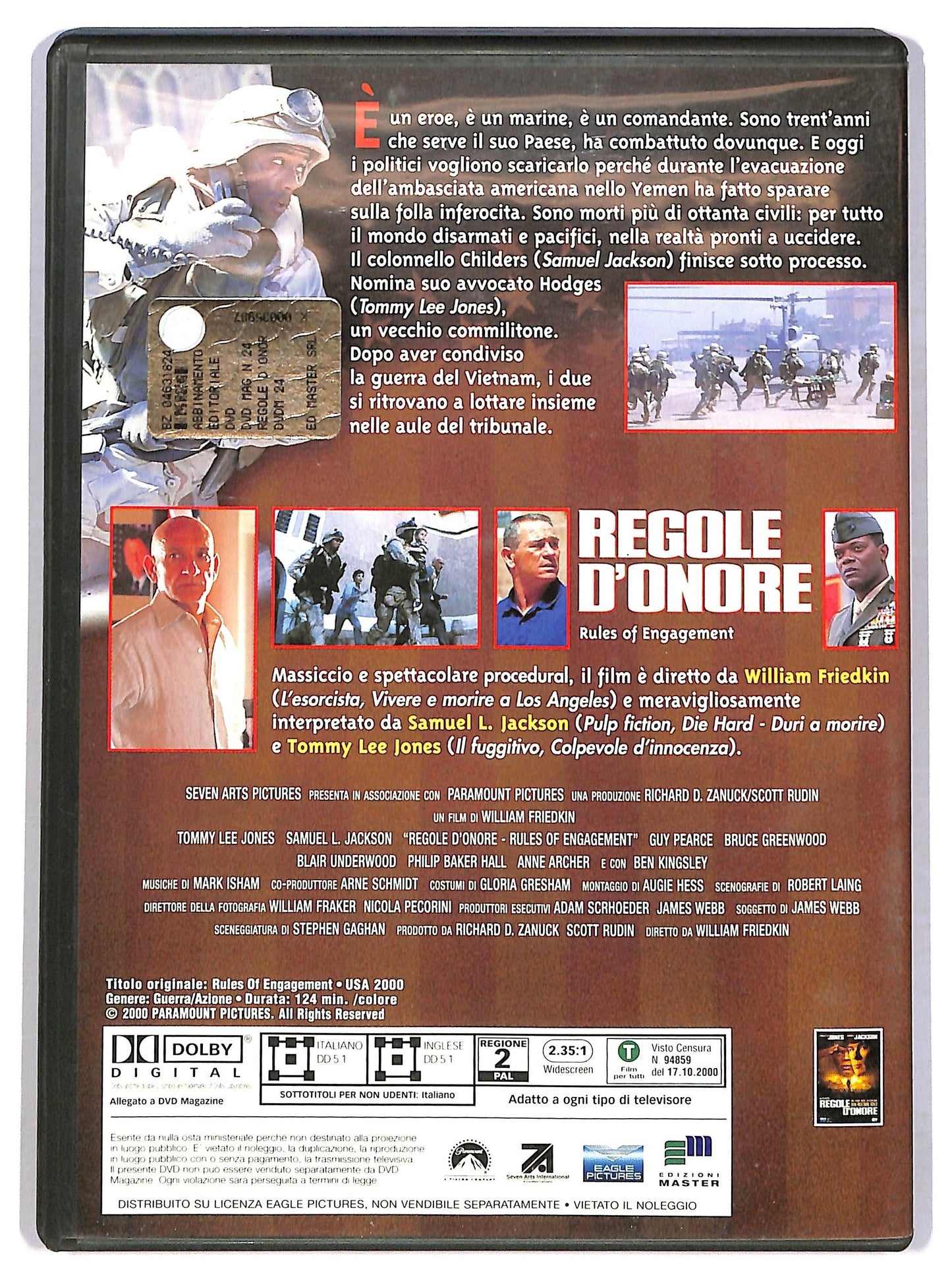 EBOND Regole d'onore EDITORIALE DVD D785506