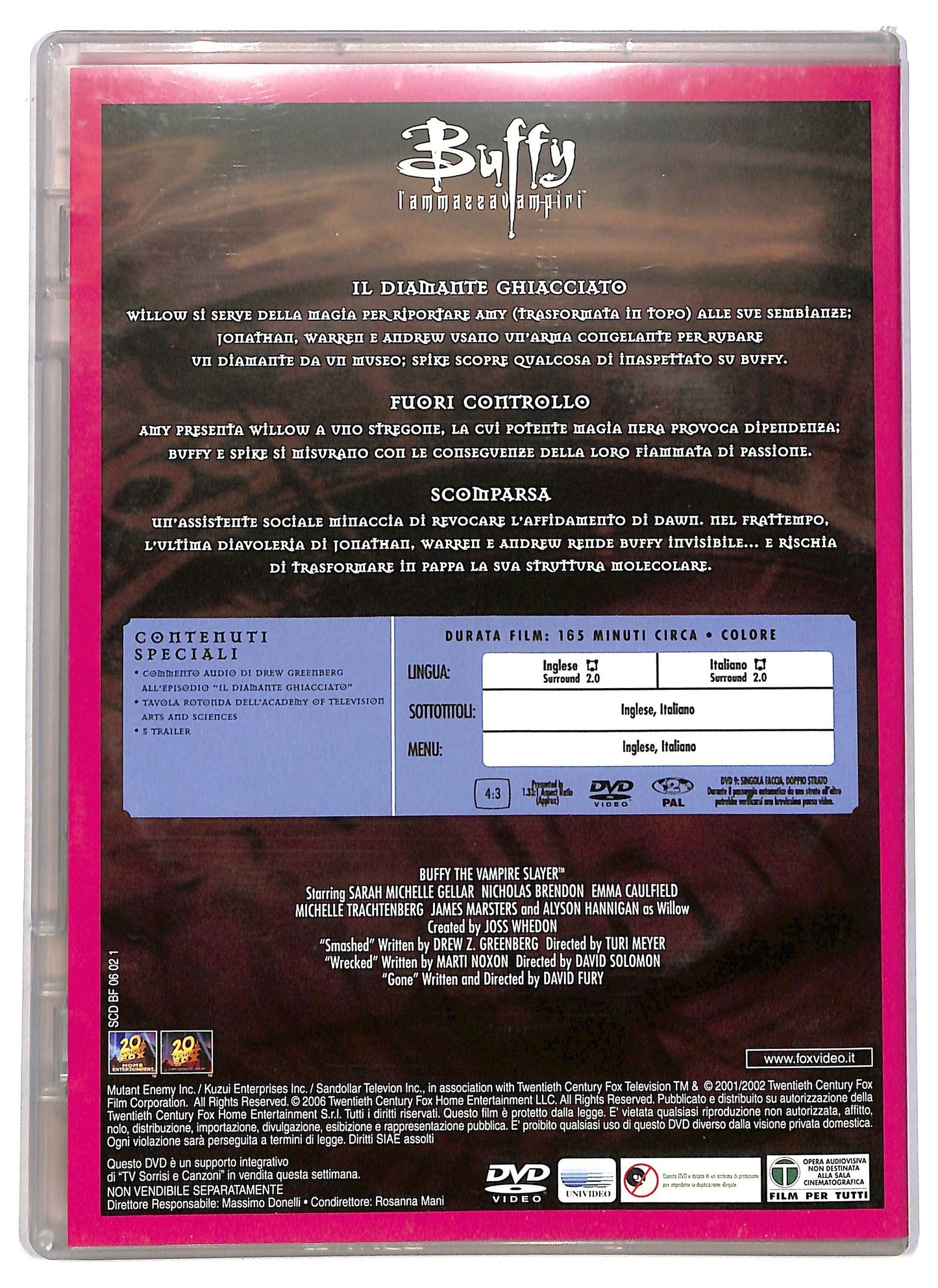 EBOND Buffy l'ammazzavampiri stagione 6 disco 3 EDITORIALE DVD D785601