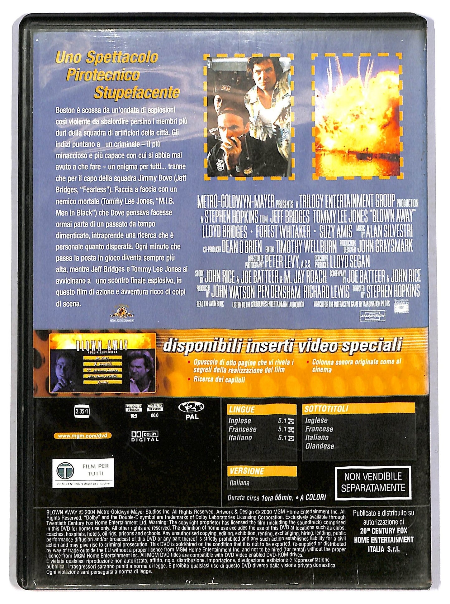 EBOND blown away,follia esplosiva-EDITORIALE DVD D785604