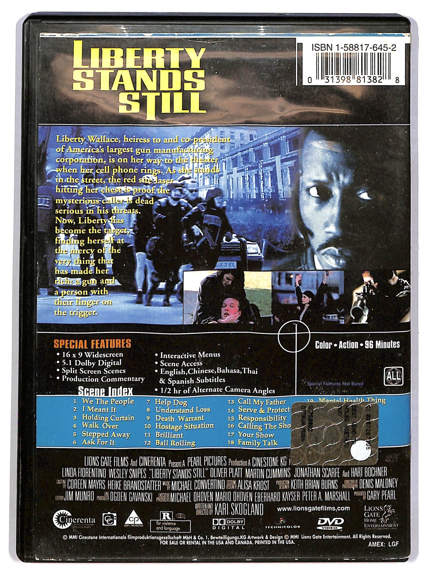 EBOND Liberty Stands Still EDIZIONE UK DVD D785625