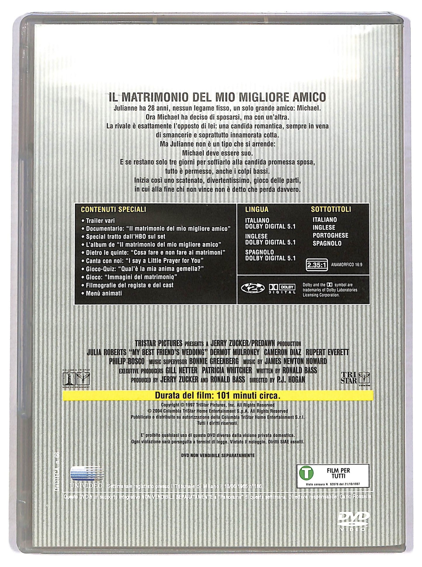 EBOND Il matrimonio del mio migliore amico EDITORIALE DVD D785727