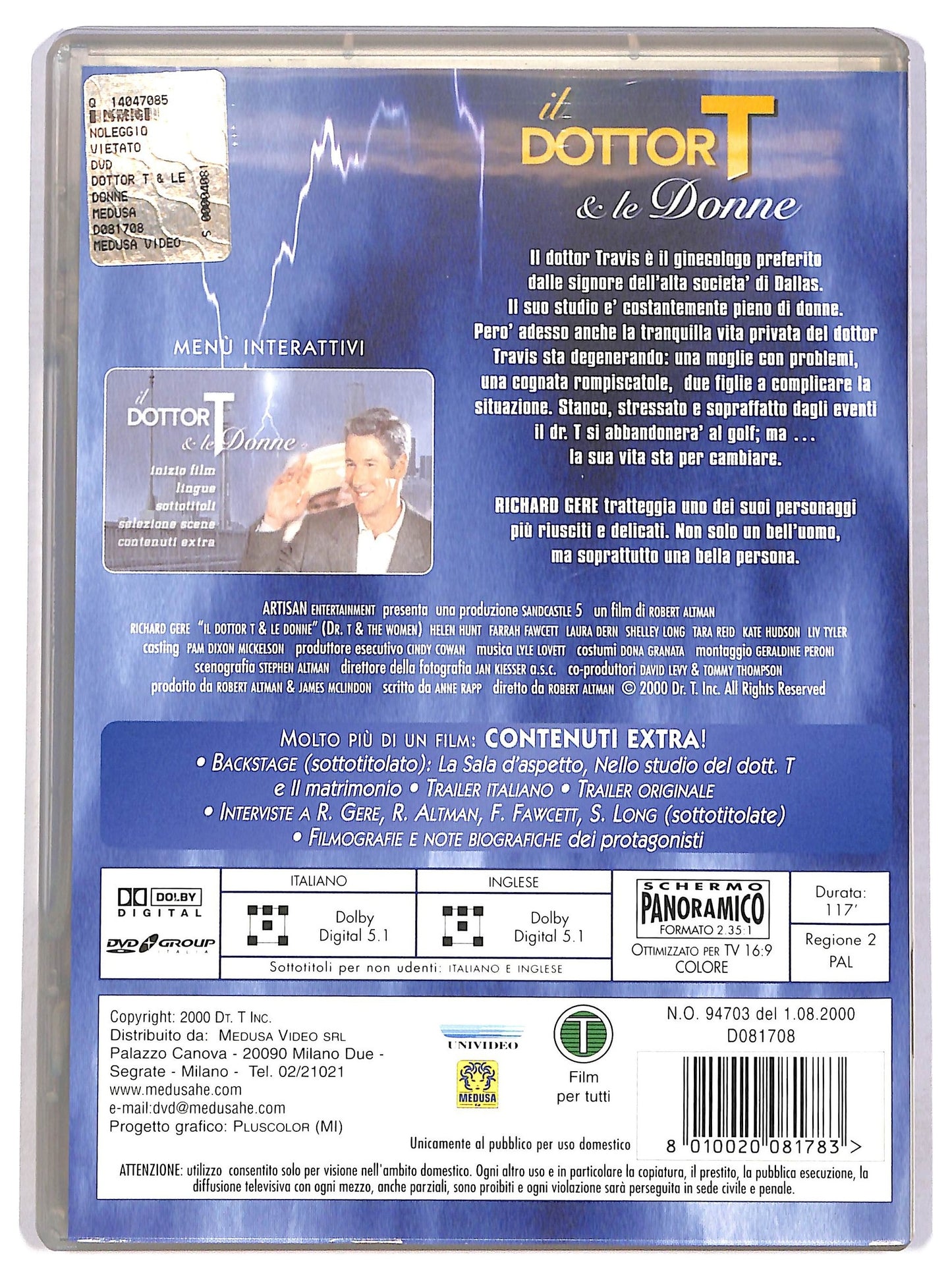 EBOND Il dottor T e le donne DVD D785740