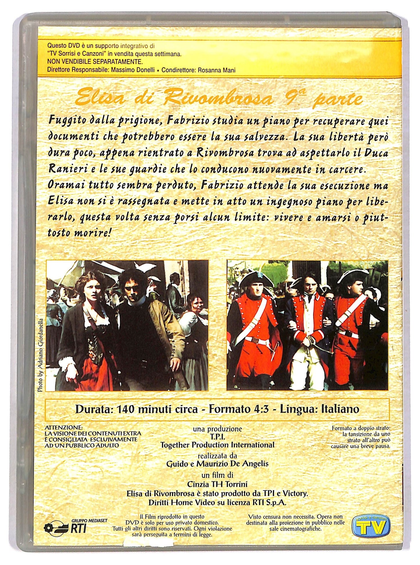 EBOND Elisa di rivombrosa prima parte EDITORIALE DVD D785824