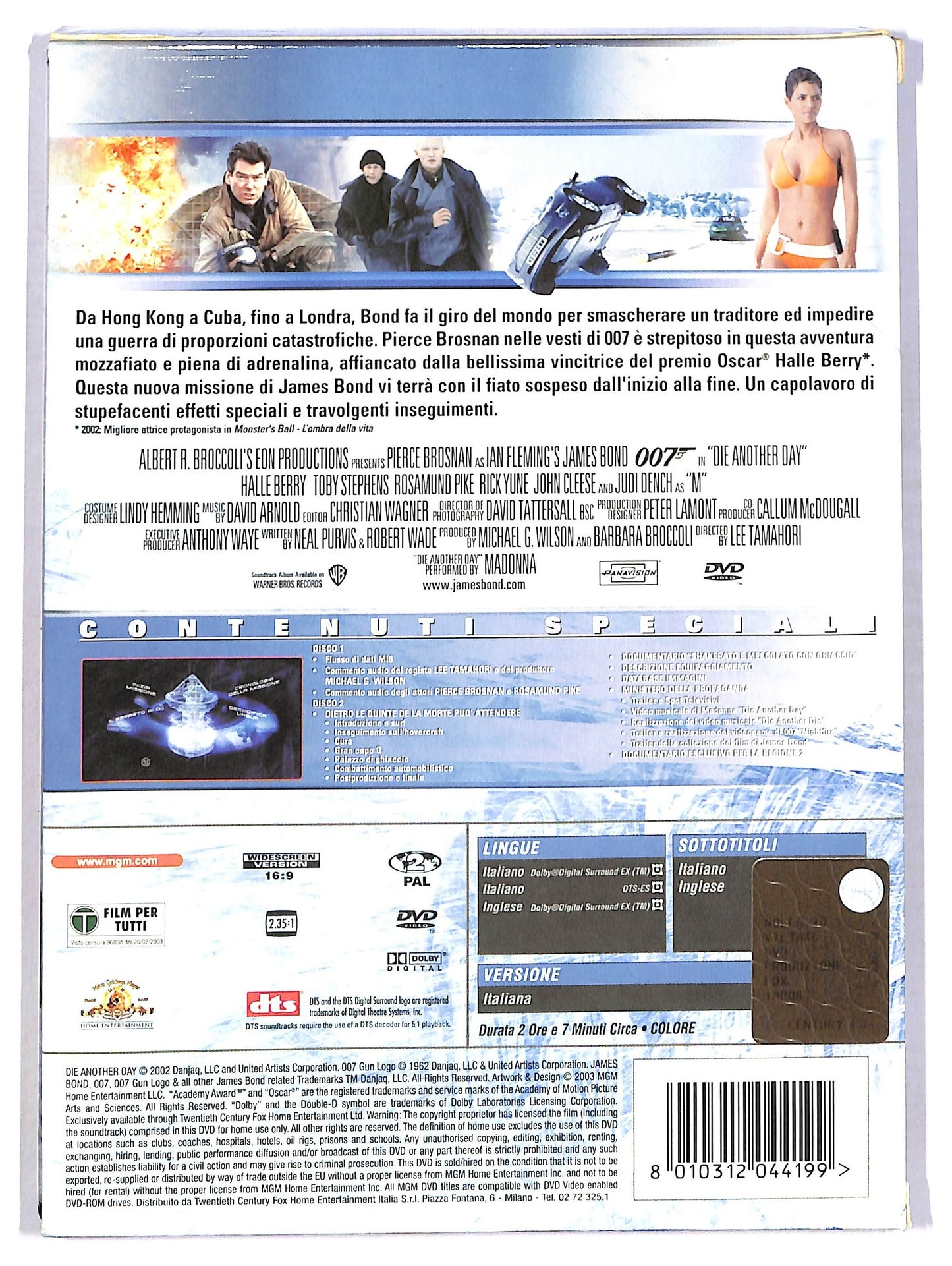 EBOND 007 - La morte puo attendere SLIPCASE EDIZIONE SPECIALE DVD SLIM D785838