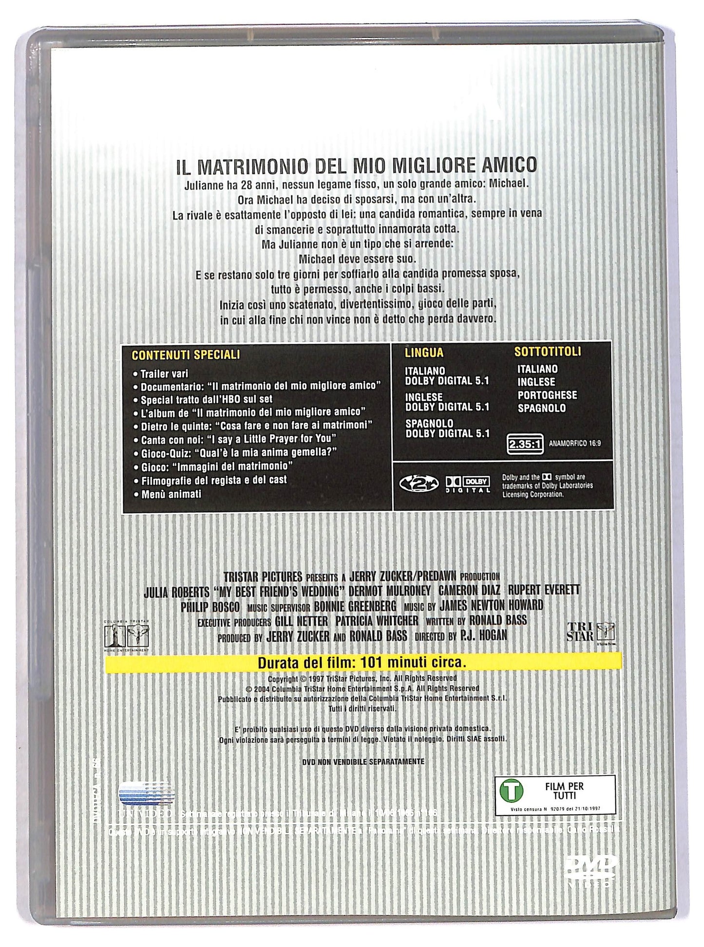 EBOND Il matrimonio del mio migliore amico EDITORIALE DVD D785914