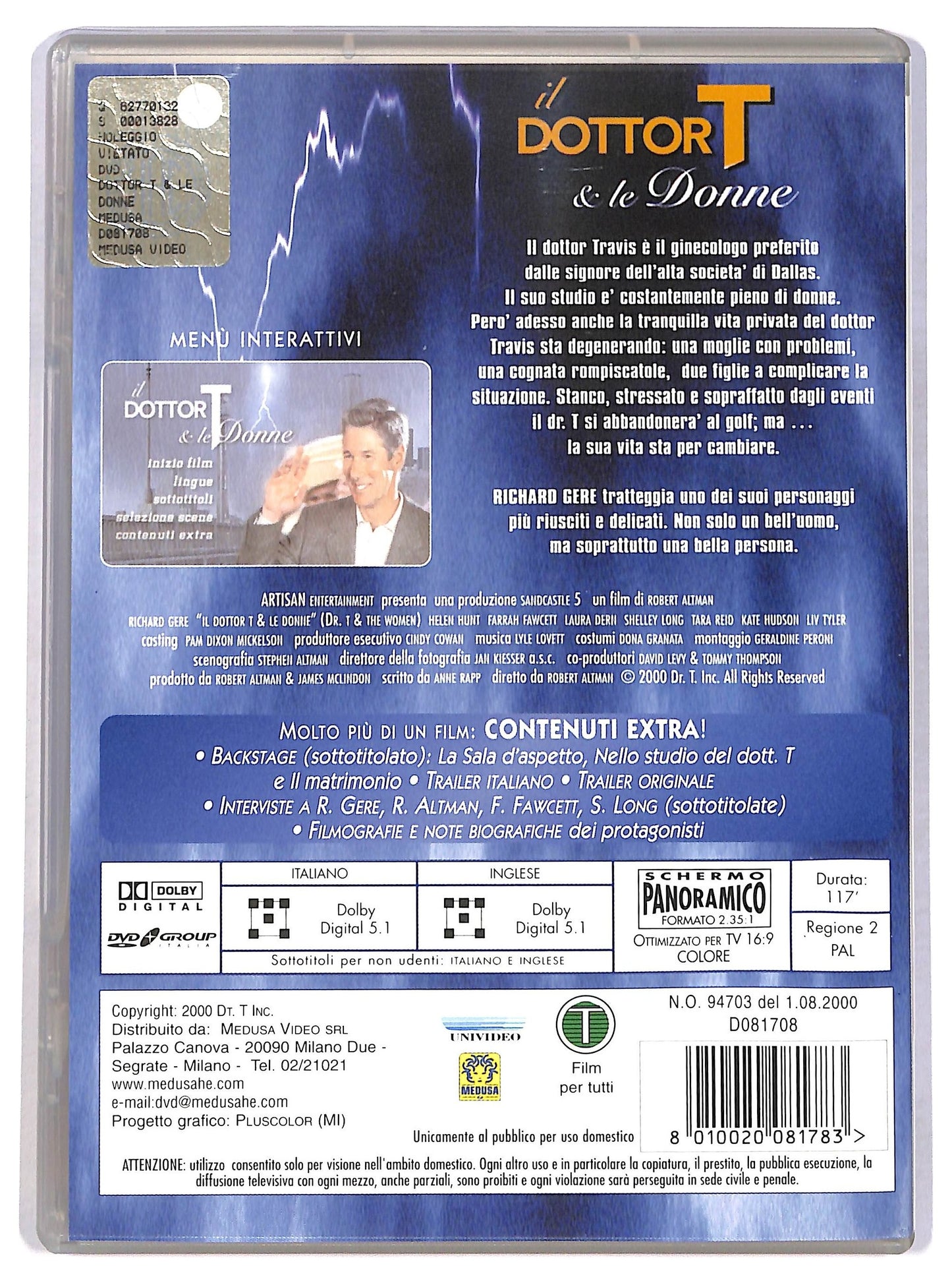 EBOND Il dottor T e le donne DVD D785916