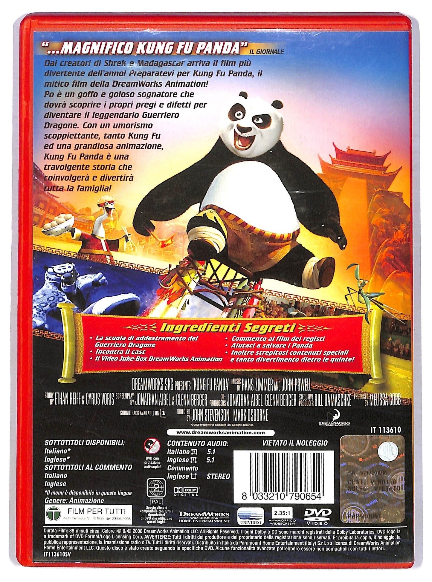 EBOND kung fu panda DVD D785938