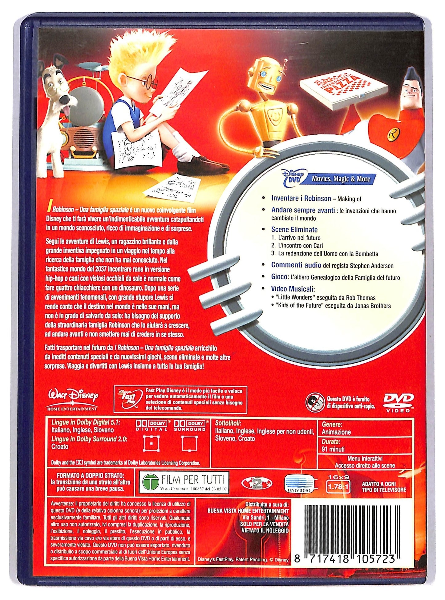 EBOND i robinson, una famiglia spaziale DVD D785939