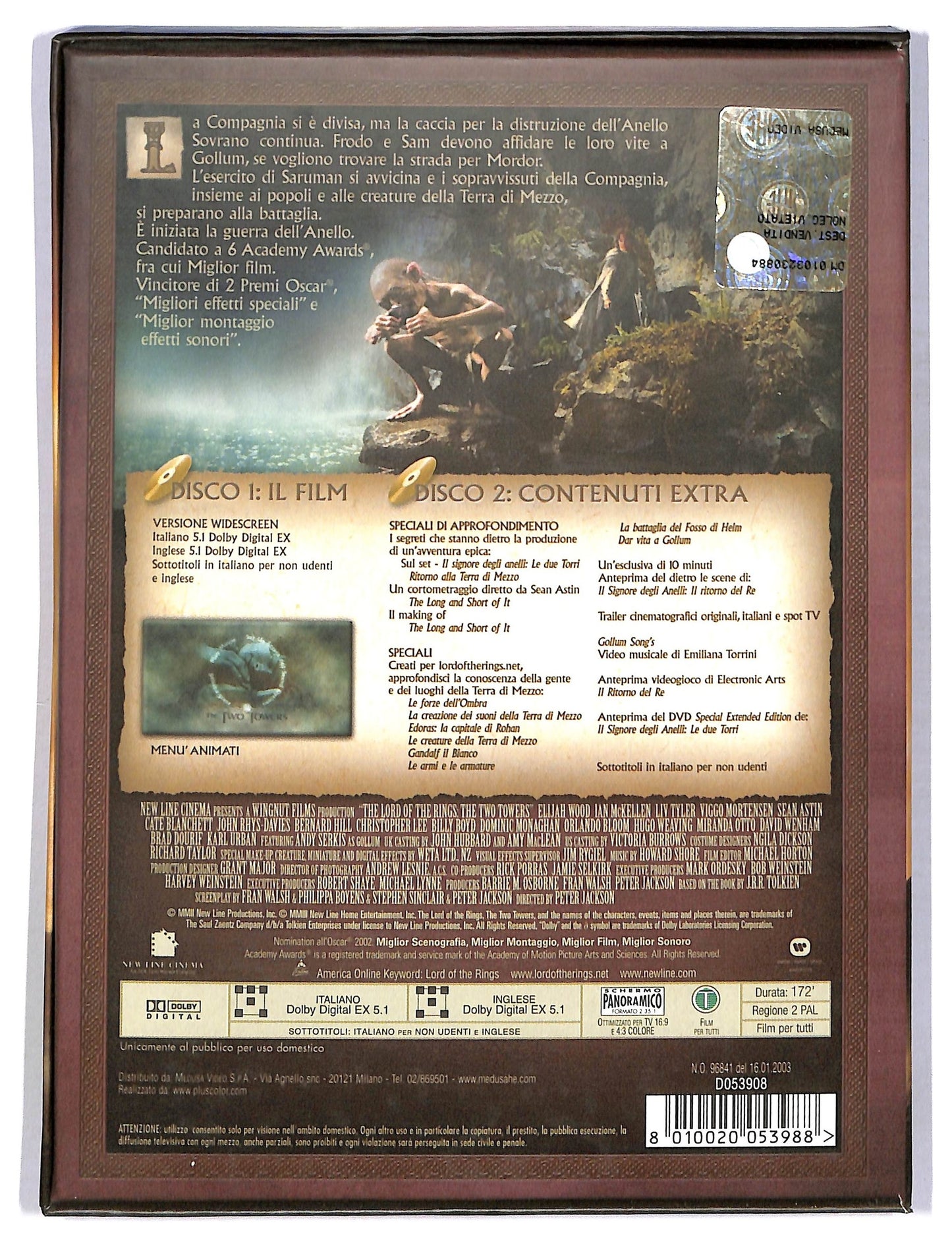 EBOND Il Signore Degli Anelli Le Due Torri DVD D785946