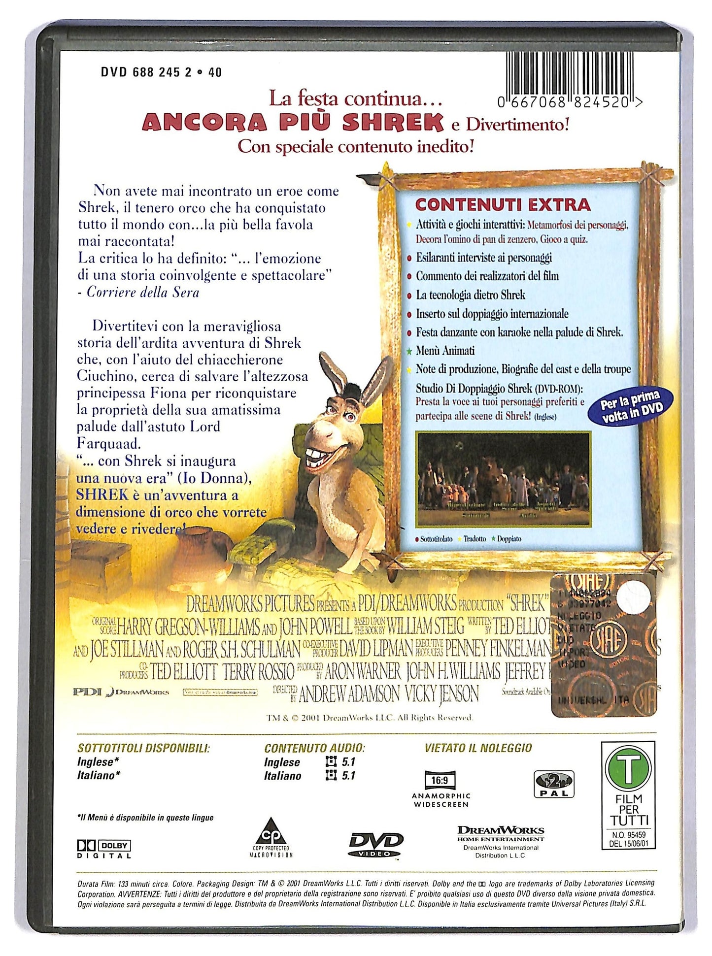 EBOND shrek DVD D786036