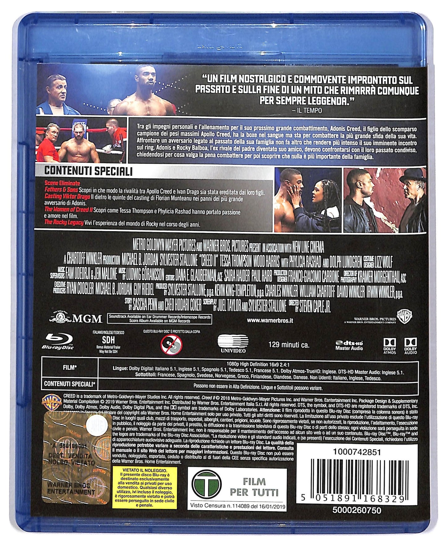 EBOND Creed II BLURAY D786215