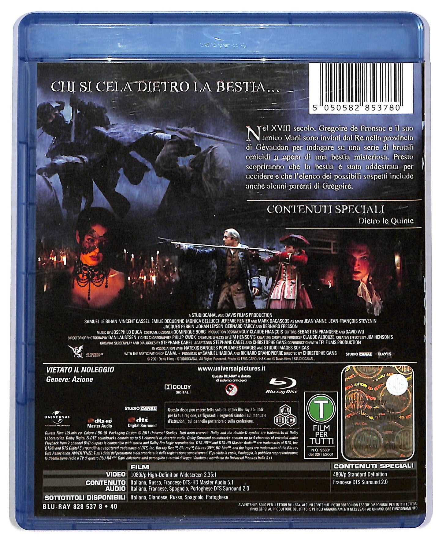 EBOND Il Patto Dei Lupi BLURAY D786232